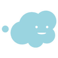 .minerva's logo, a cartoon cloud